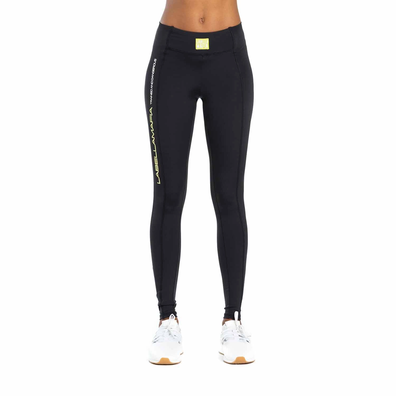 Legginsy damskie LABELLAMAFIA LEGGING DISTURBIA BLACK