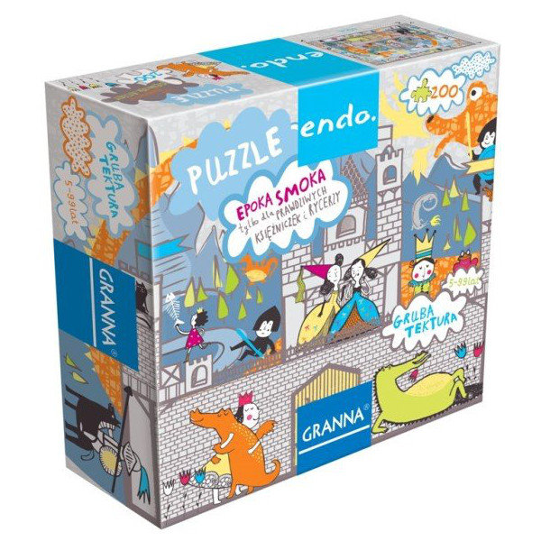 Granna Puzzle 200 EL. Epoka smoka 388610