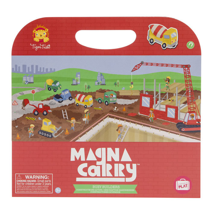 Plan Toys Układanka magnetyczna motyw Budowa
