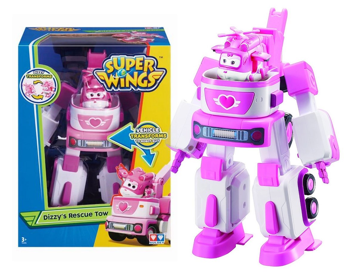 Pozostali Super Wings Figurka Pojazd Transformujący Dizzy YW720314 C1a^