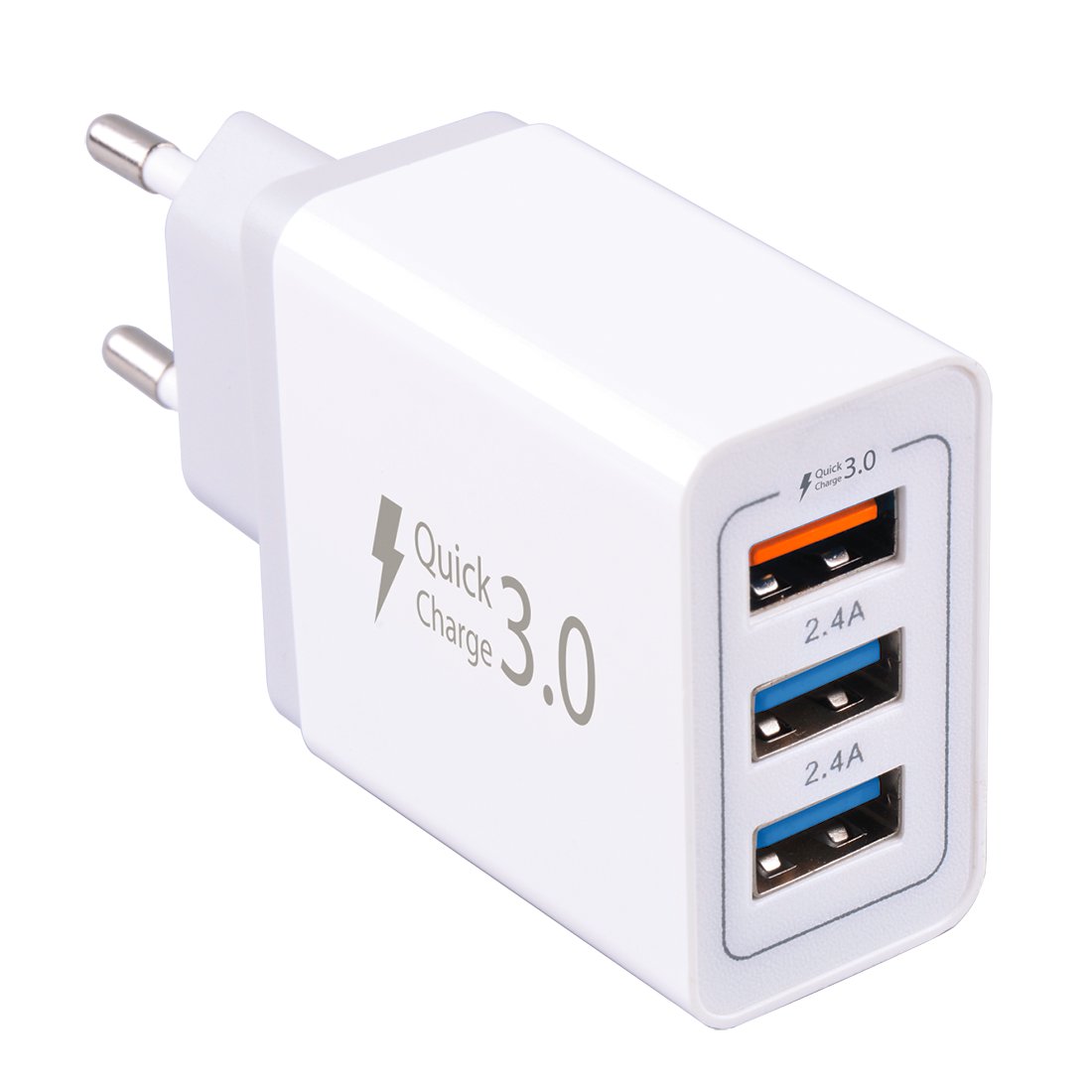 WG Ładowarka sieciowa 3xUSB 7.8A Biały 3-port USB Fast Travel Charger