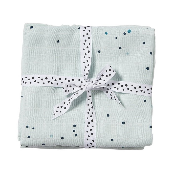 Done by deer Pieluszka Dreamy Dots 2 szt. niebieska 3003472