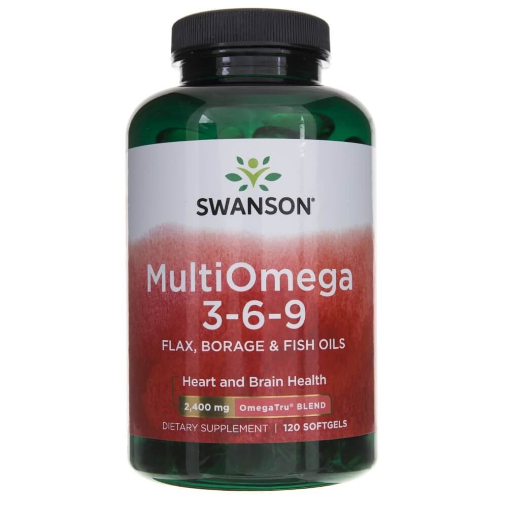 SWANSON Multiomega 3-6-9 120 kapsułek SWE020