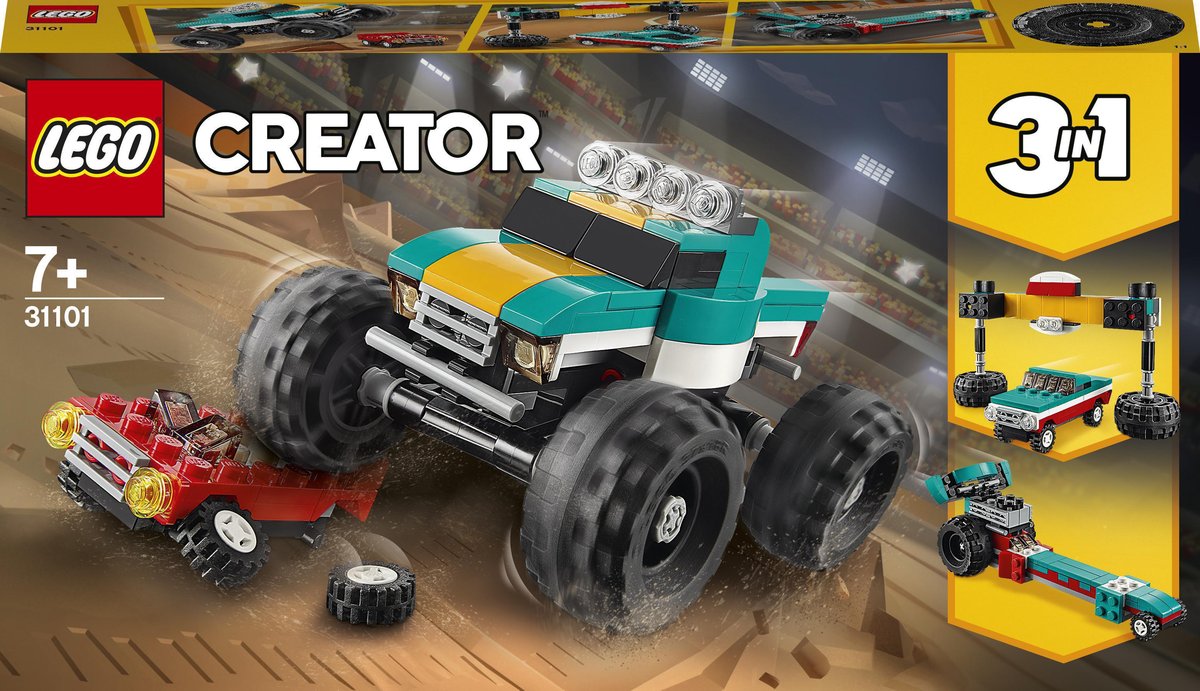 LEGO Creator 3w1 Monster Truck 31101