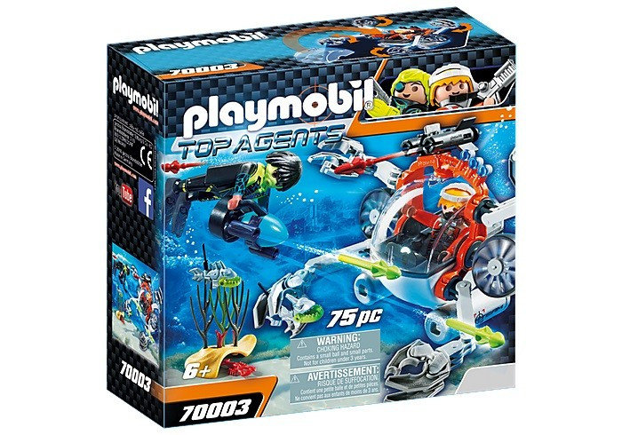Playmobil Top Agents SPY TEAM Sub Bot 70003