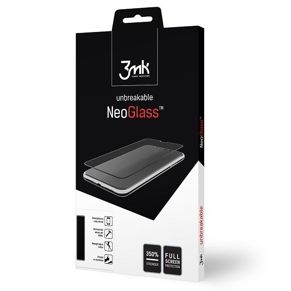 3MK Szkło ochronne kompozytowe NeoGlass iPhone 6s / 6, czarne 5903108205801