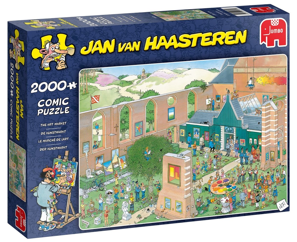 Jumbo Puzzle 2000 Haasteren Wystawa dzieł sztuki G3