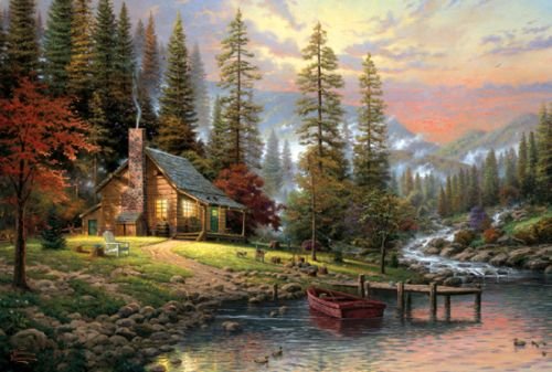 Schmidt Spiele Puzzle 500 el. THOMAS KINKADE Spokojne schronienie SHP027