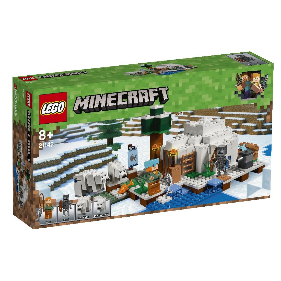 LEGO MINECRAFTi Igloo niedźwiedzia polarnego 21142