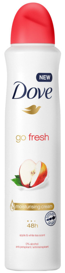 Dove Antyperspirant W Sprayu 48H Go Fresh Apple & White Tea Scent 250ml