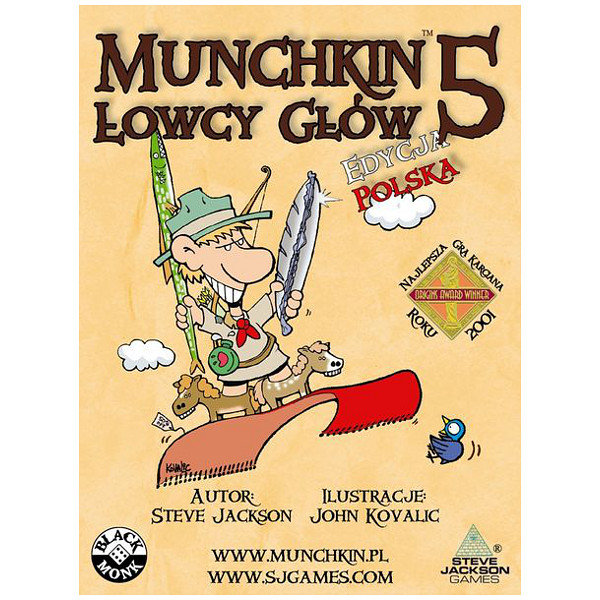 Gra karciana Munchkin 5: Łowcy głów, dodatek (Edycja Polska)