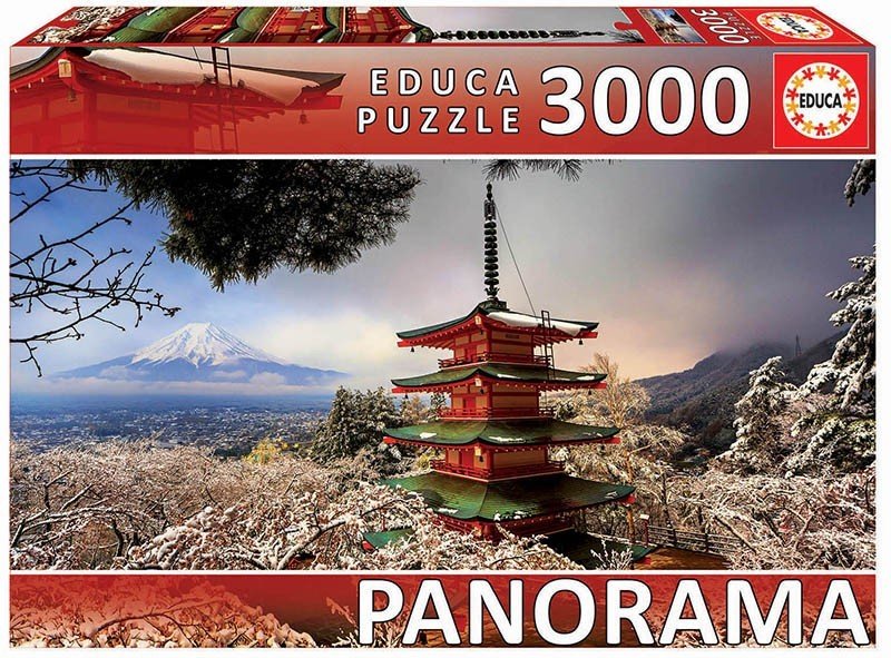 Educa 18013 - 3000 części - Fuji und CHUREITO-Pagod - Panorama