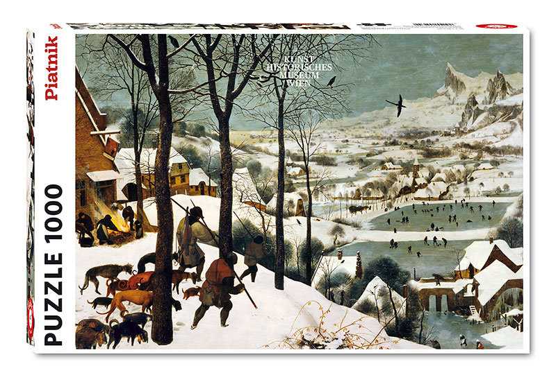 Puzzle Bruegel Myśliwi na Śniegu 1000