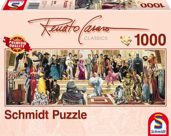 Schmidt Puzzle 1000 el. RENATO CASARO 100 lat kina SCH_P1000_RCAS_KINA
