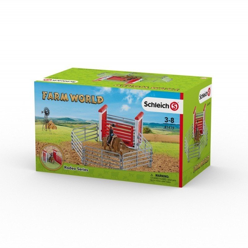 Schleich Kowboj ujeżdżający byka 41419