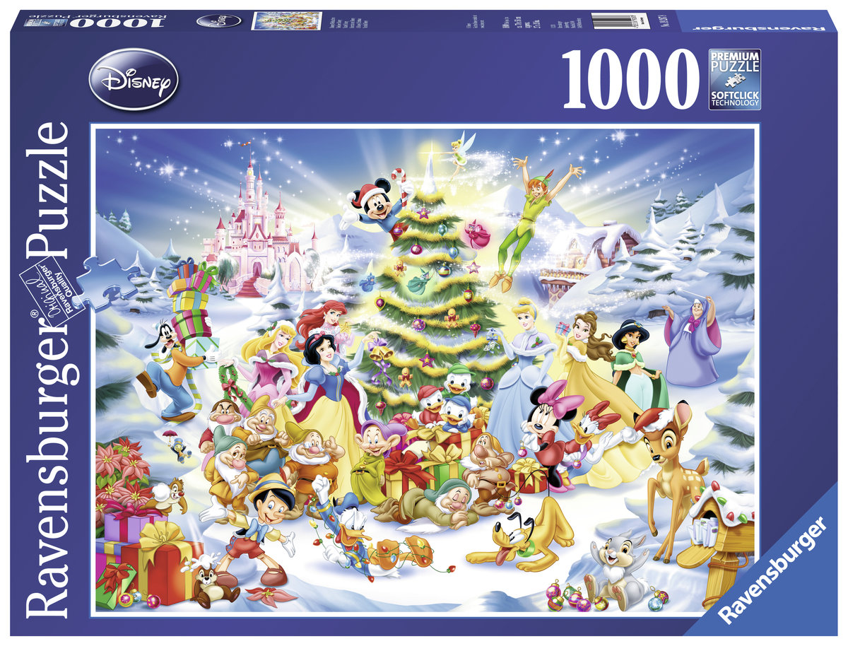 Фото - Пазли й мозаїки Ravensburger Puzzle 1000 elementów Disney Boże Narodzenie -  Polska 