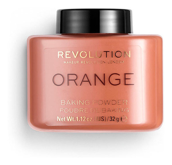 Makeup Revolution Baking Powder puder sypki odcień Orange 32 g