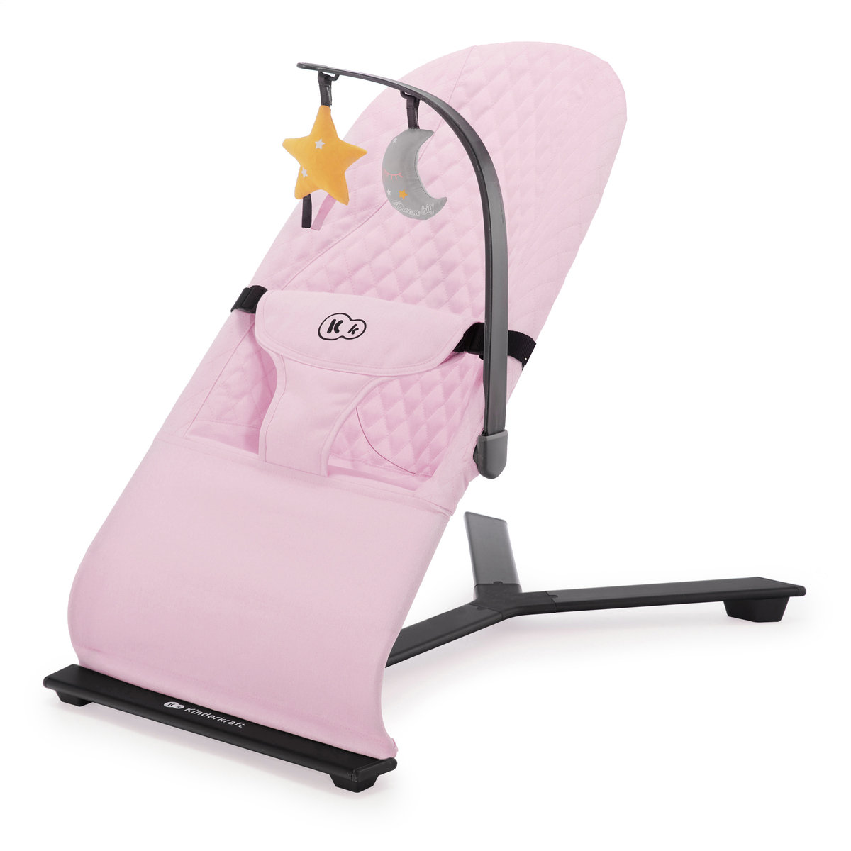 KinderKraft leżaczek MIMI pink