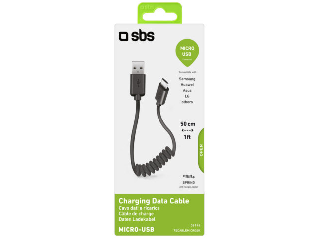 SBS Kabel USB - microUSB SBS TECABLEMICROSK, 0.5 m