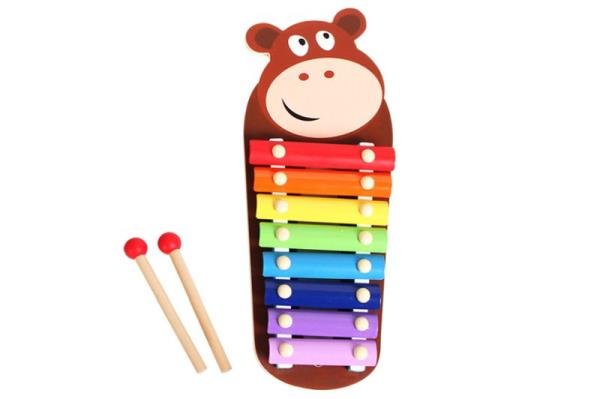 Artyk Cymbałki drewniane 8-tonowe miś -