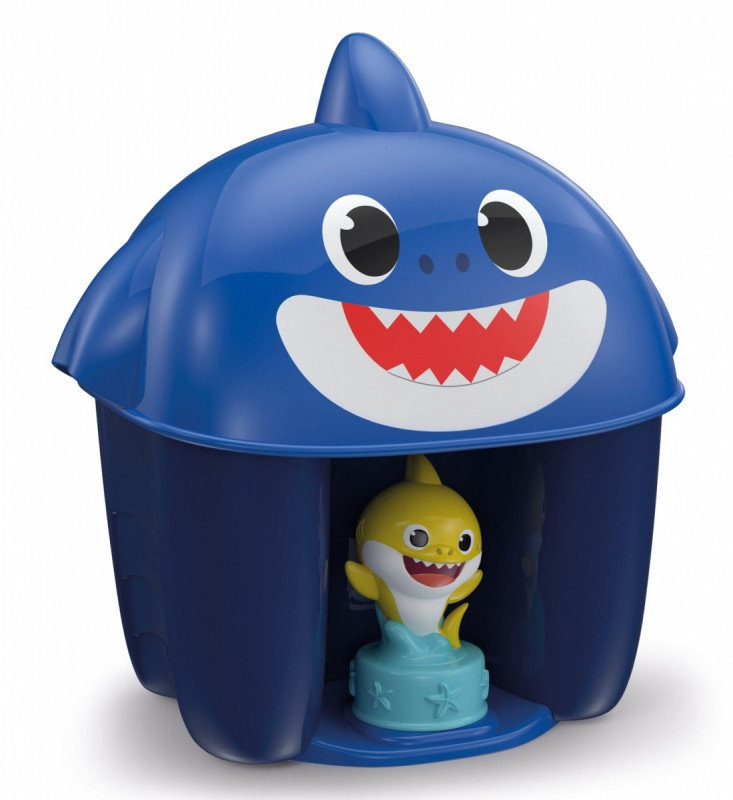 Clementoni Wiaderko Baby Shark klocki z figurką GXP-767250