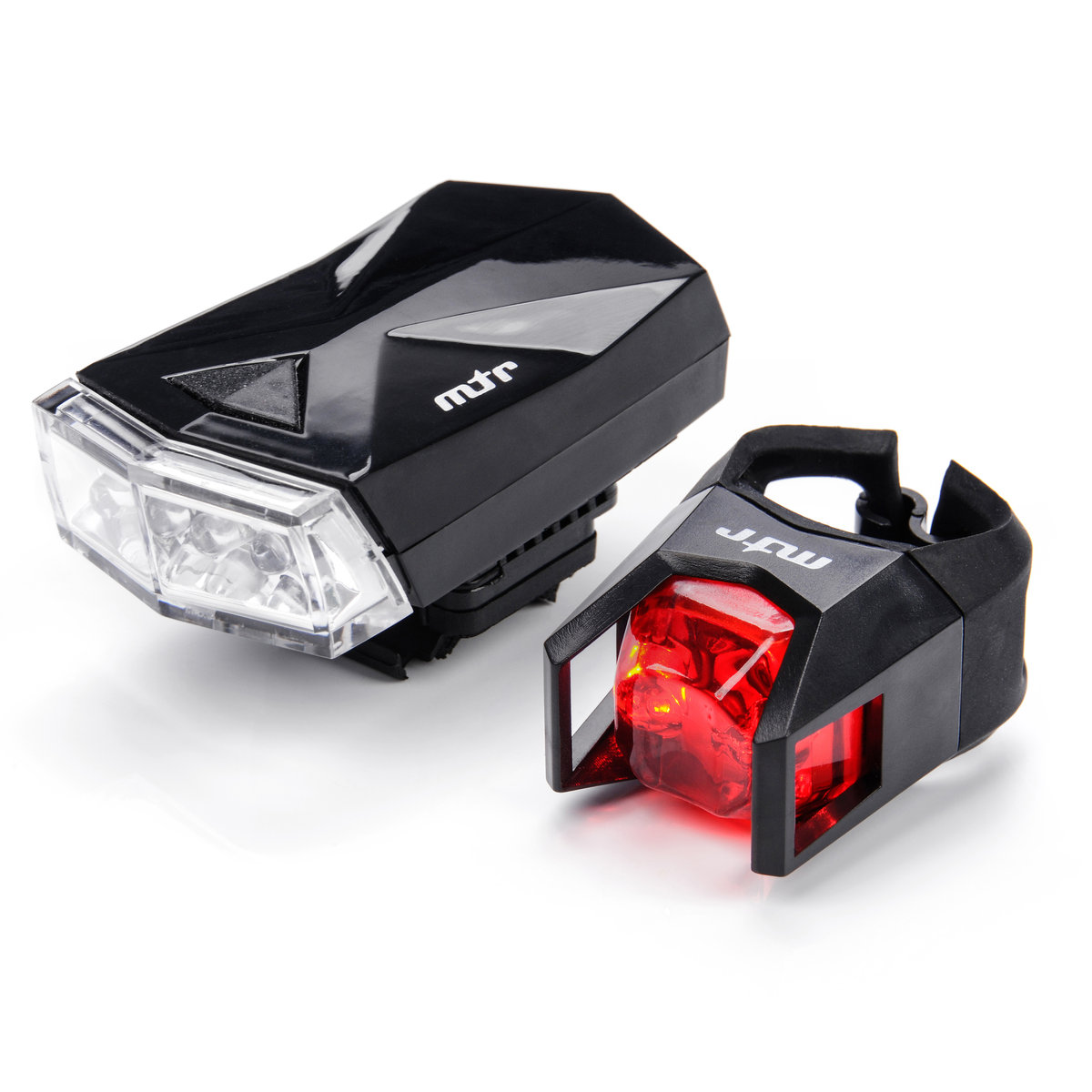Meteor Zestaw lampek rowerowych Lumin 31530