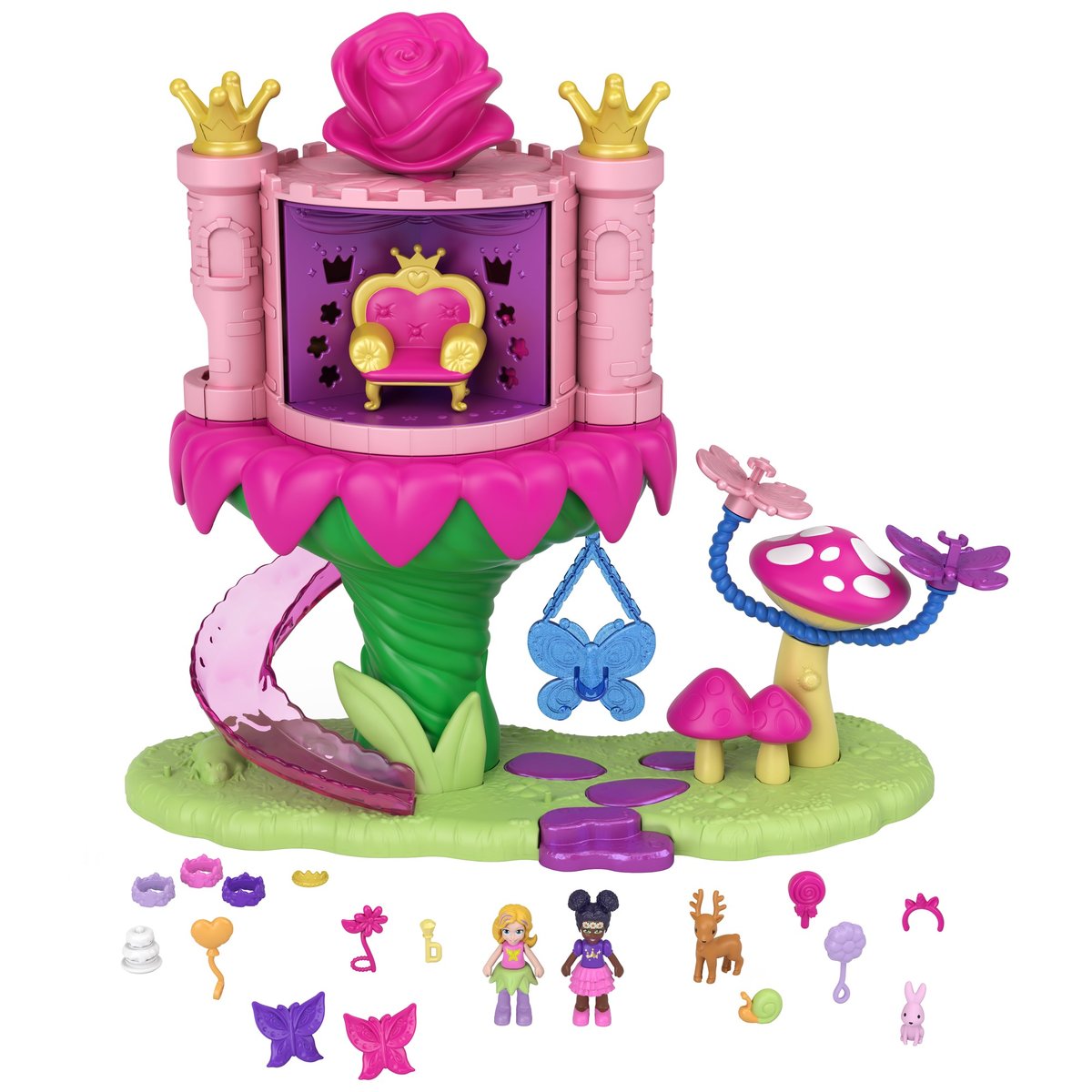 Mattel Figurka Zestaw figurek Polly Pocket Lunapark Kraina Wróżek GXP-783605