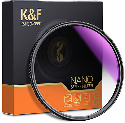 Filtr szary połówkowy K&F Concept NANO-X SOFT ND16  55mm -  Raty
