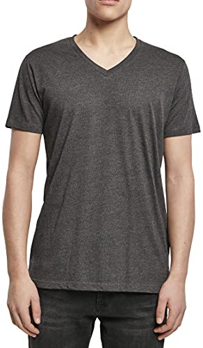 Build Your Brand Męski T-shirt Light Tee V-Neck, górna część z dekoltem w serek dla mężczyzn dostępna w wielu kolorach, rozmiary S - 5XL