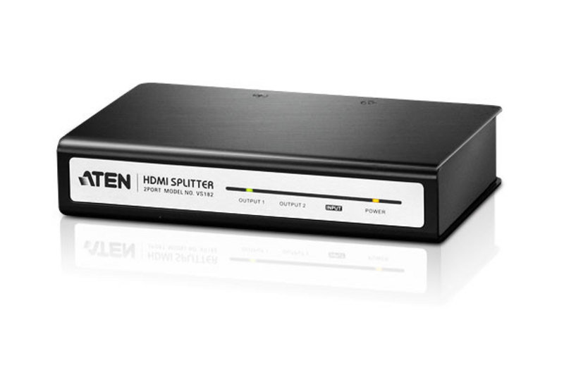 KVM ATEN Rozdzielacz/Splitter ATEN HDMI 4K VS182A (VS182A-A7-G) 2-port. 4710423779921