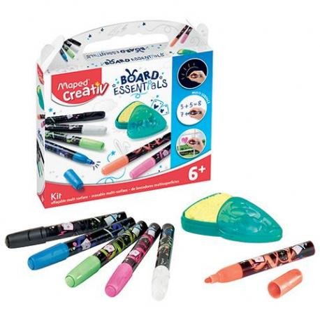 Maped Markery kredowe do tablic i szkła 6 sztuk 907103 Creativ 728409