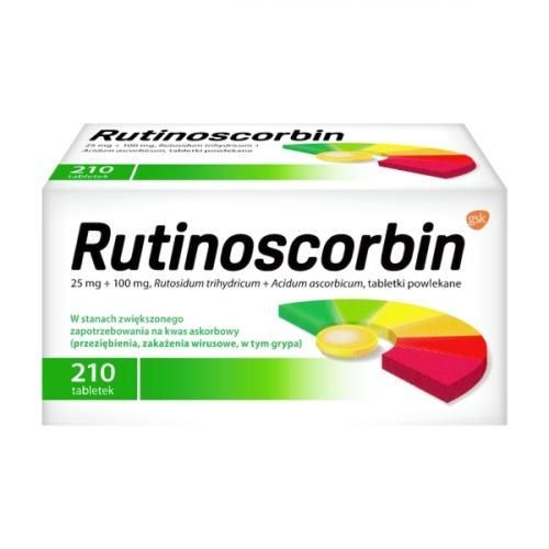 Rutinoscorbin 210 tabletek