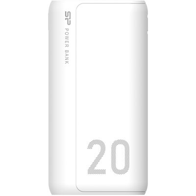 Silicon Power Powerbank GS15 20000mAh 2xUSB A, 1x mUSB + 1x USB C, biały SP20KMAPBKGS150W