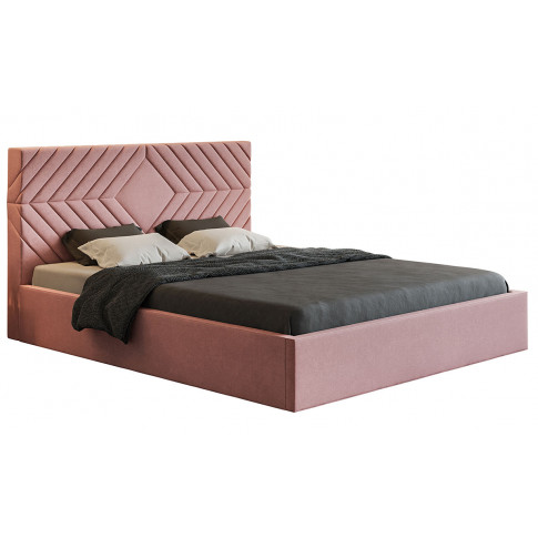 Tapicerowane łóżko 180x200 Clemont 4X - 48 kolorów