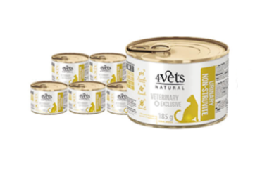 4Vets Cat Urinary Non-struvite 6x185g