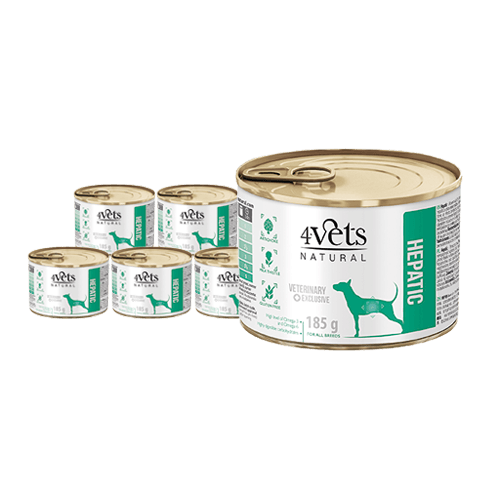 4Vets Dog Hepatic 6x185g