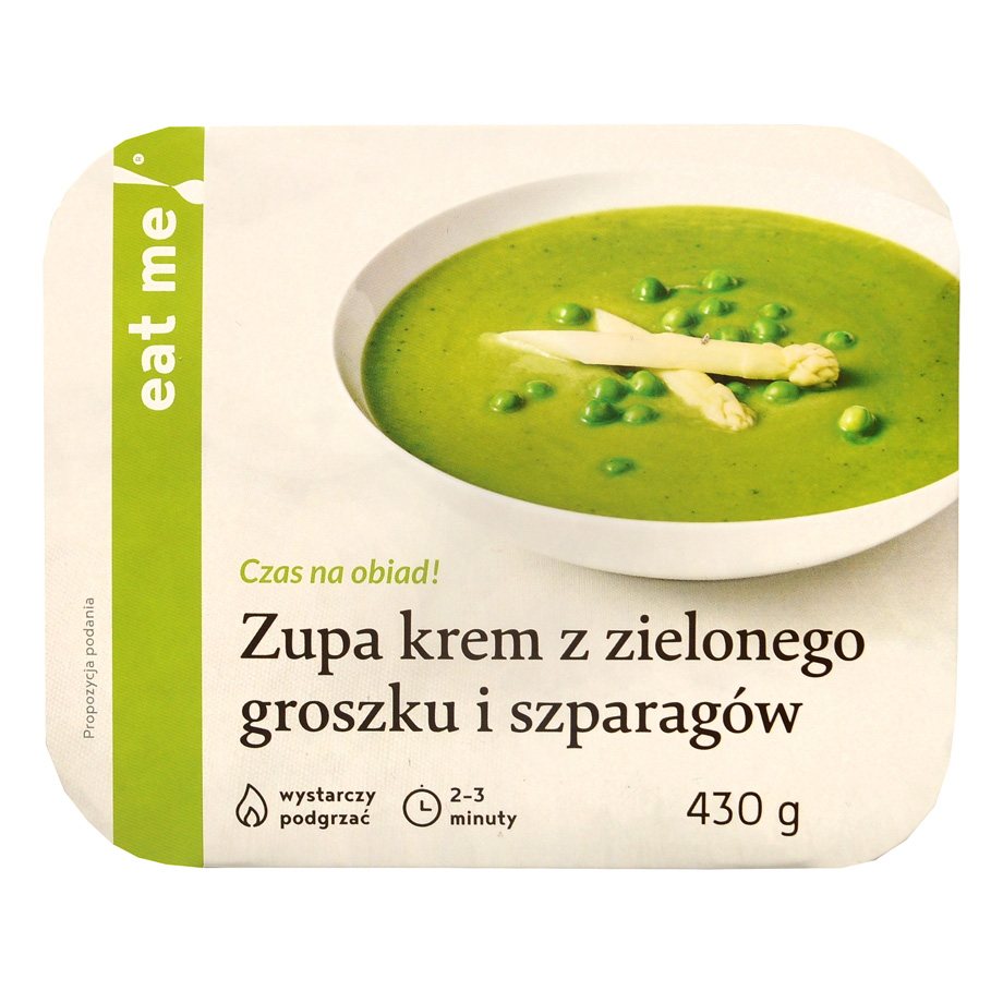 Eat Me! - Zupa krem z zielonego groszku i szparagów