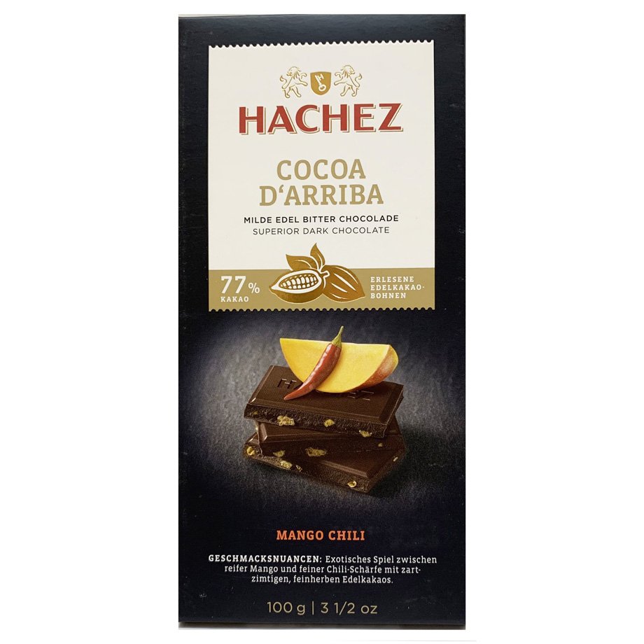Hachez - Gorzka czekolada z mango i chili
