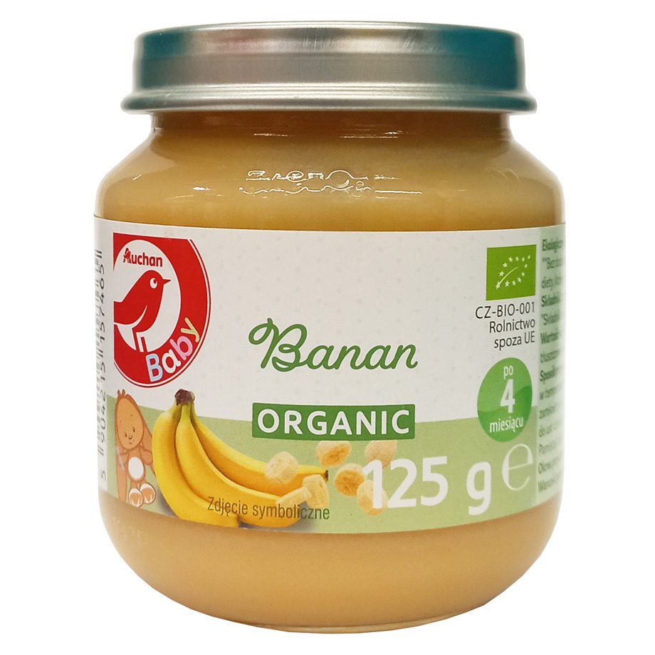 Auchan - BIO Przecier bananowy po 4 miesiacu