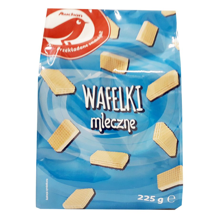 Auchan - Wafelki mleczne