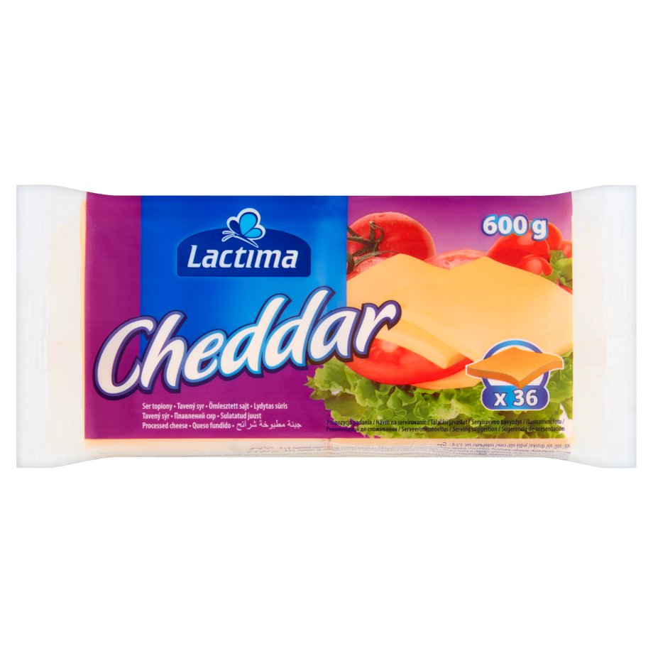 Lactima - Ser topiony cheddar plastry