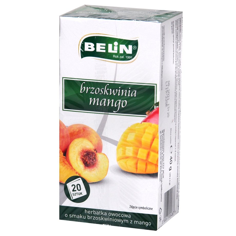 BEliN - Herbata o smaku brzoskwiniowym z mango