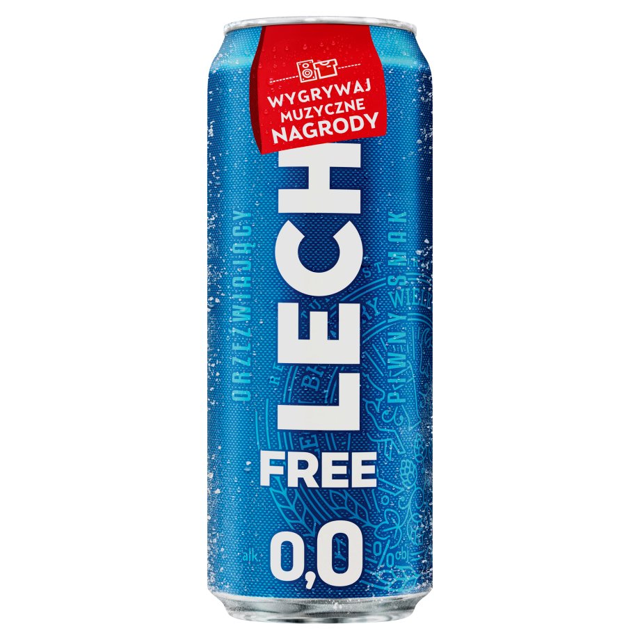 Lech - Piwo jasne bezalkoholowe alk. 0.0% obj.