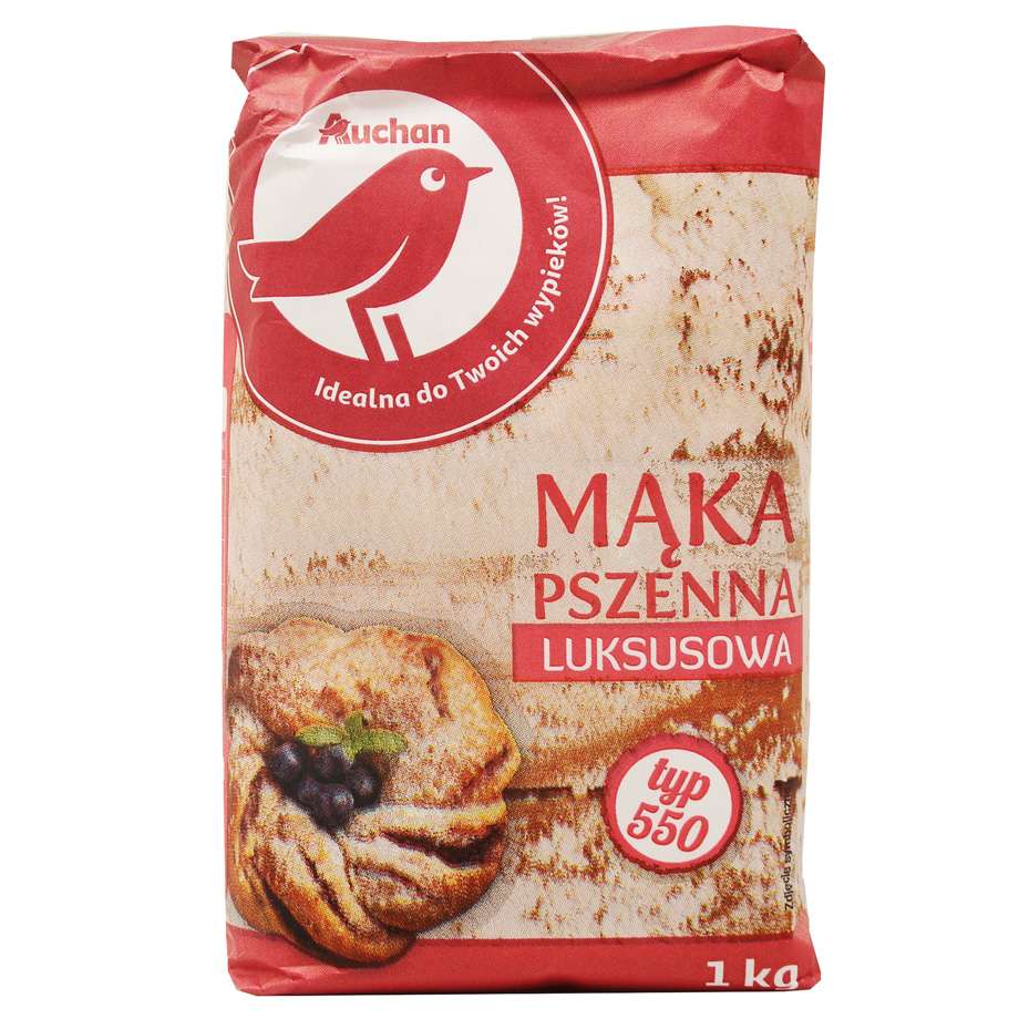 Auchan - Mąka pszenna typu 550 Luksusowa