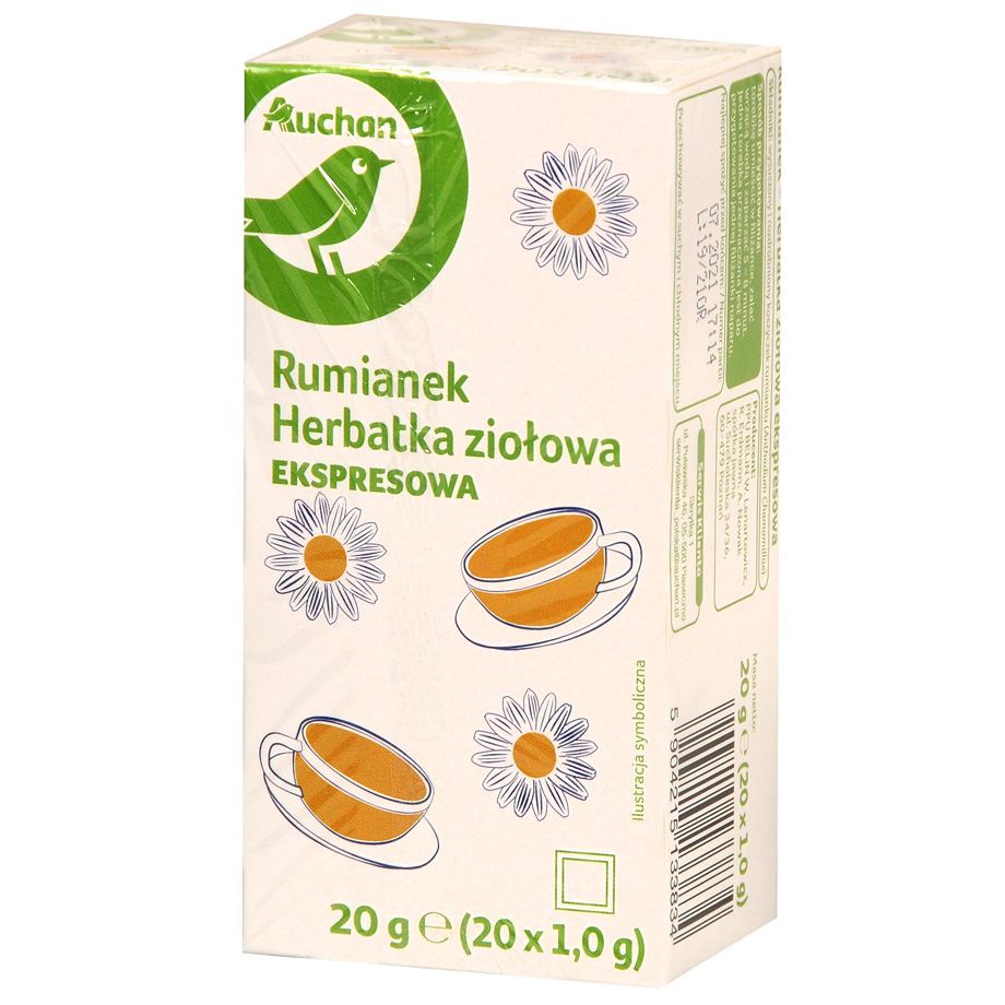 Auchan - Rumianek herbatka ziołowa ekspresowa