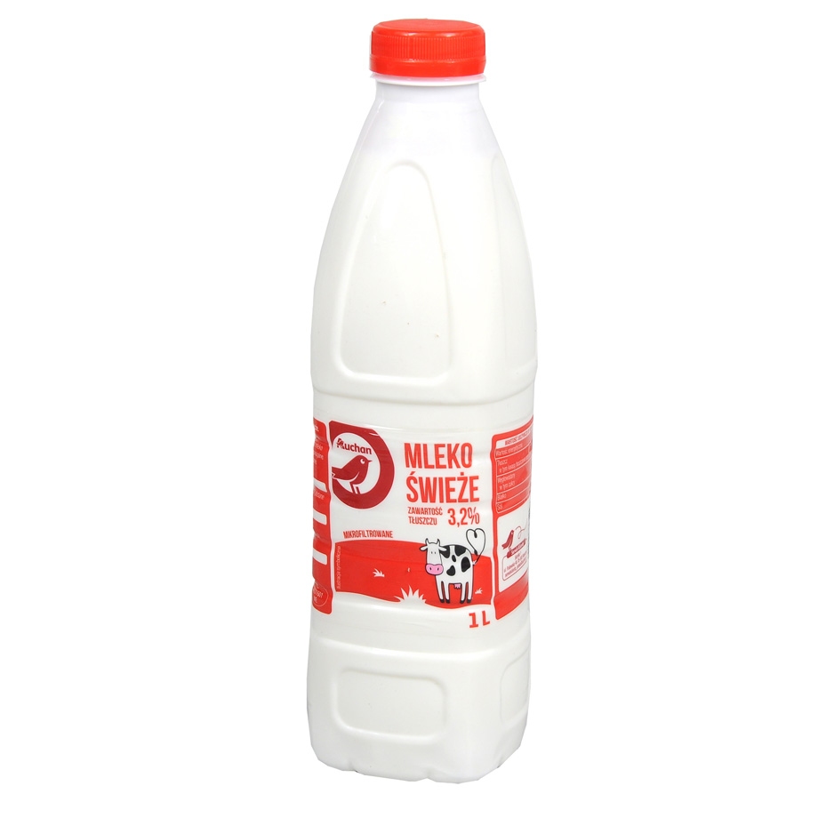 Auchan - Mleko świeże 3.2%