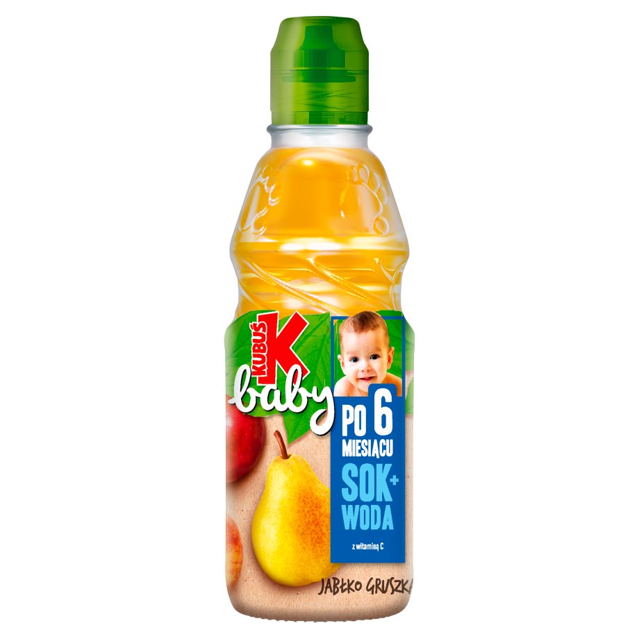Kubuś - Sok + woda jabłko gruszka po 6 miesiącu