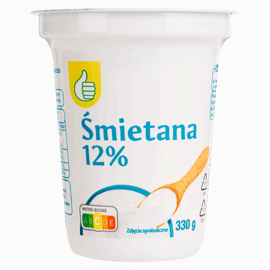 Auchan - Śmietana 12%