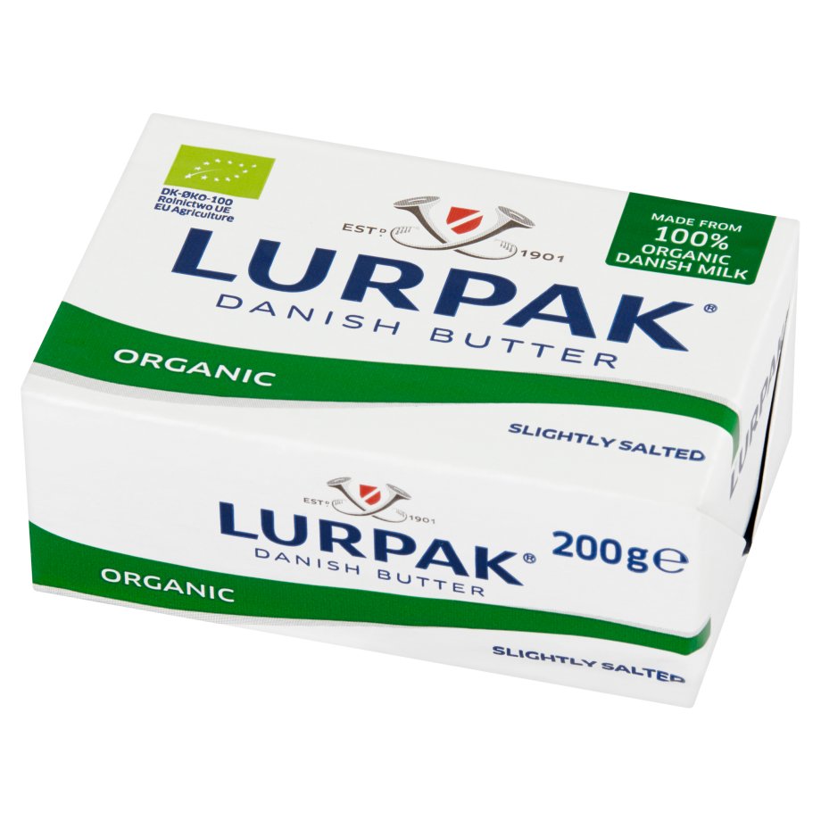 Lurpak - Duńskie masło ekologiczne lekko solone