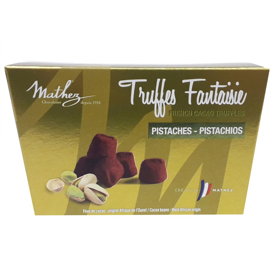 Mathez - Trufle kakaowe pistacjowe